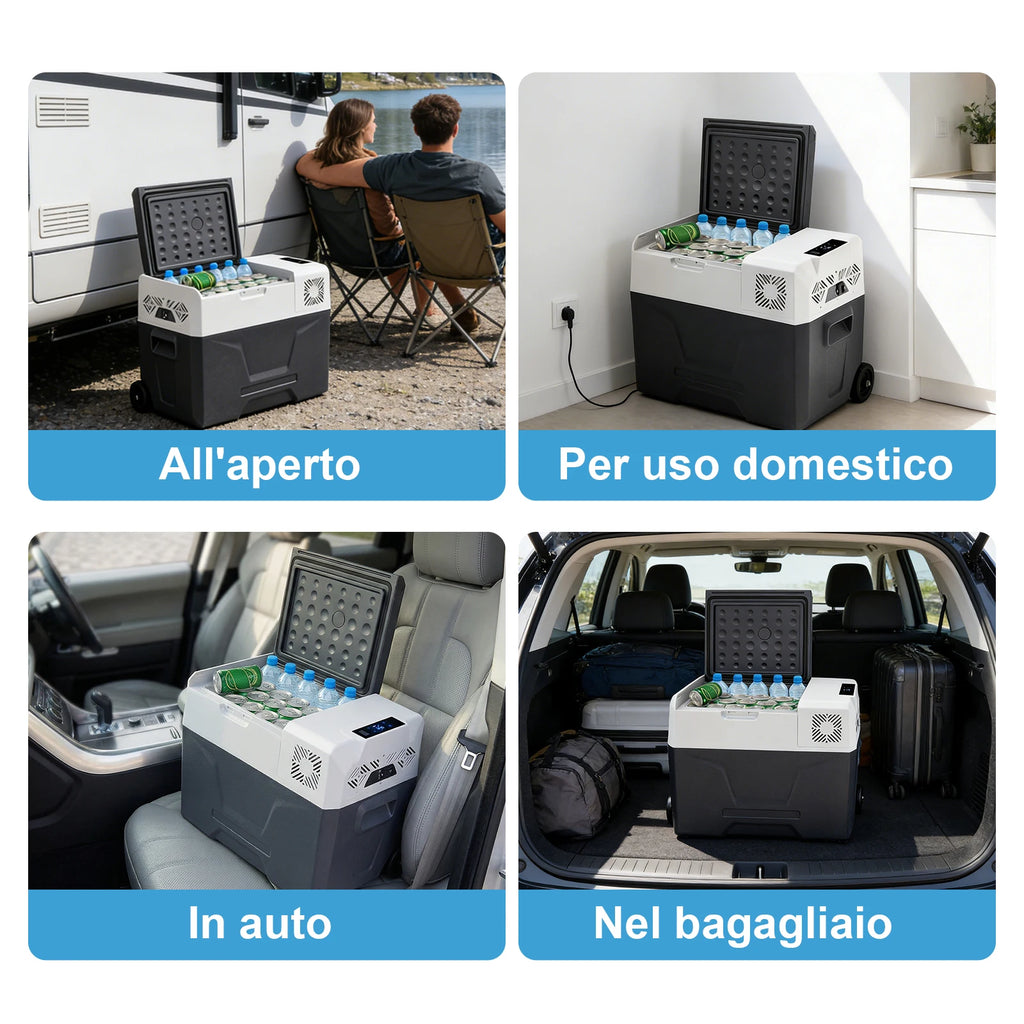 High Capacity 40L Car Refrigerator 12V Compressor