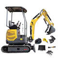 Mini Excavator 1.5 ton Multi-function  Kubota Engine
