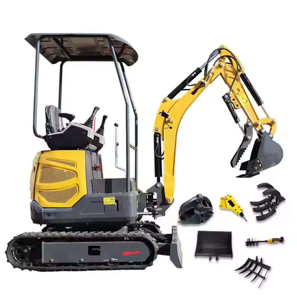 Mini Excavator 1.5 ton Multi-function  Kubota Engine