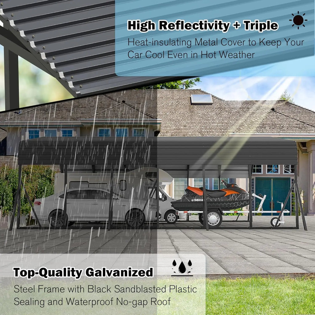20x30 Carport Steel Frame
