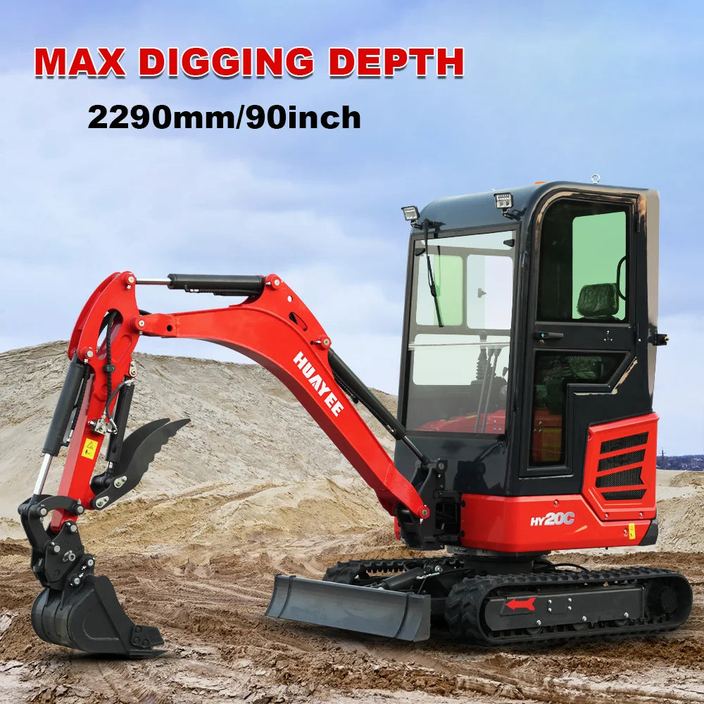 Kubota Engine 2-ton Mini Excavator