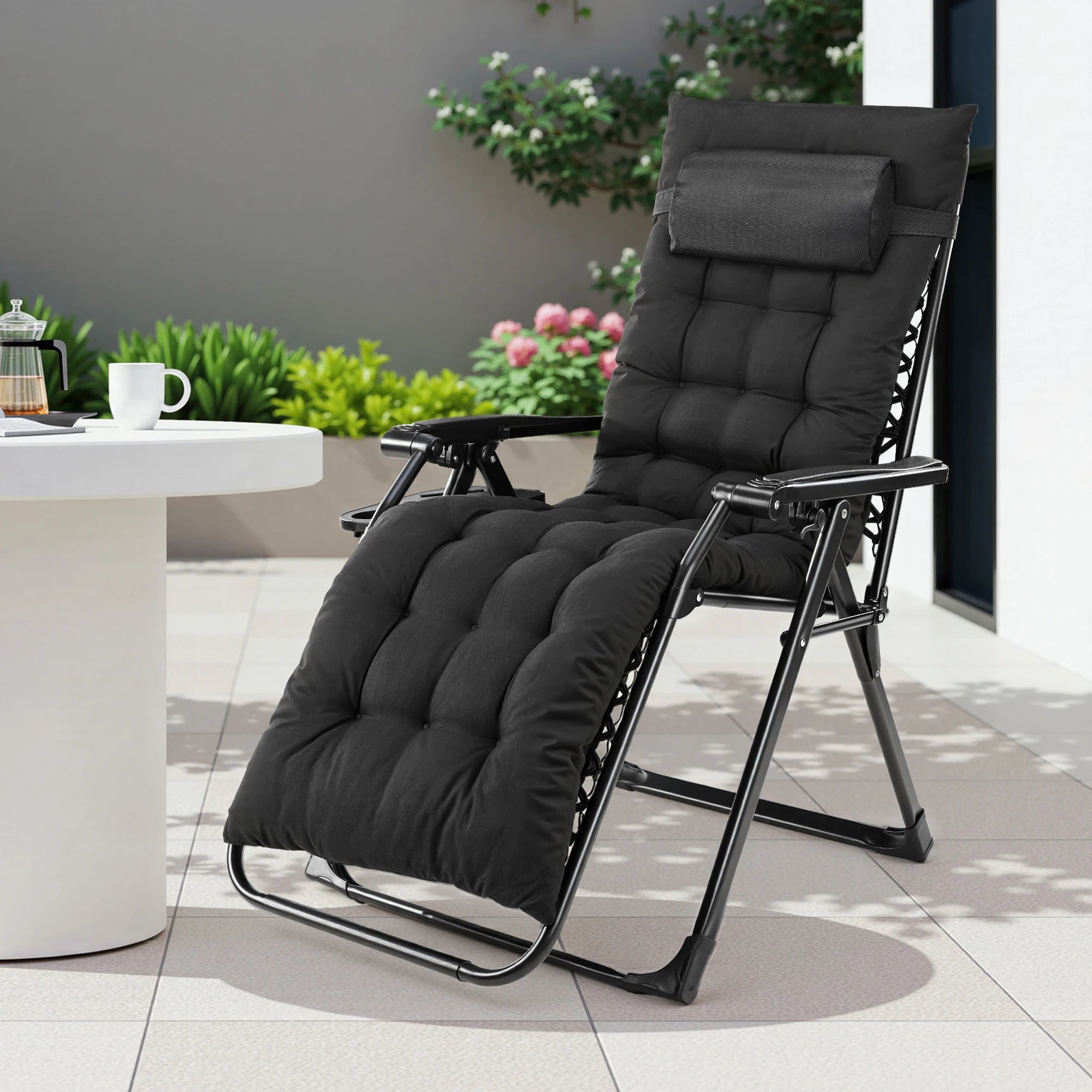 Zero Gravity Recliner Camping Patio Lounge Chair Folding