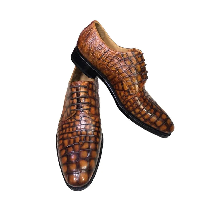 shenzhen dae new male  crocodile shoes business  Men dress s Single  corrosion resistant   men formal