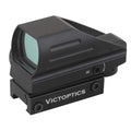 VictOptics 1x22x33 Red Dot Sight, Four Kinds of Reticles, Design for Real Fire Caliber and Ammunition,Tactical Style