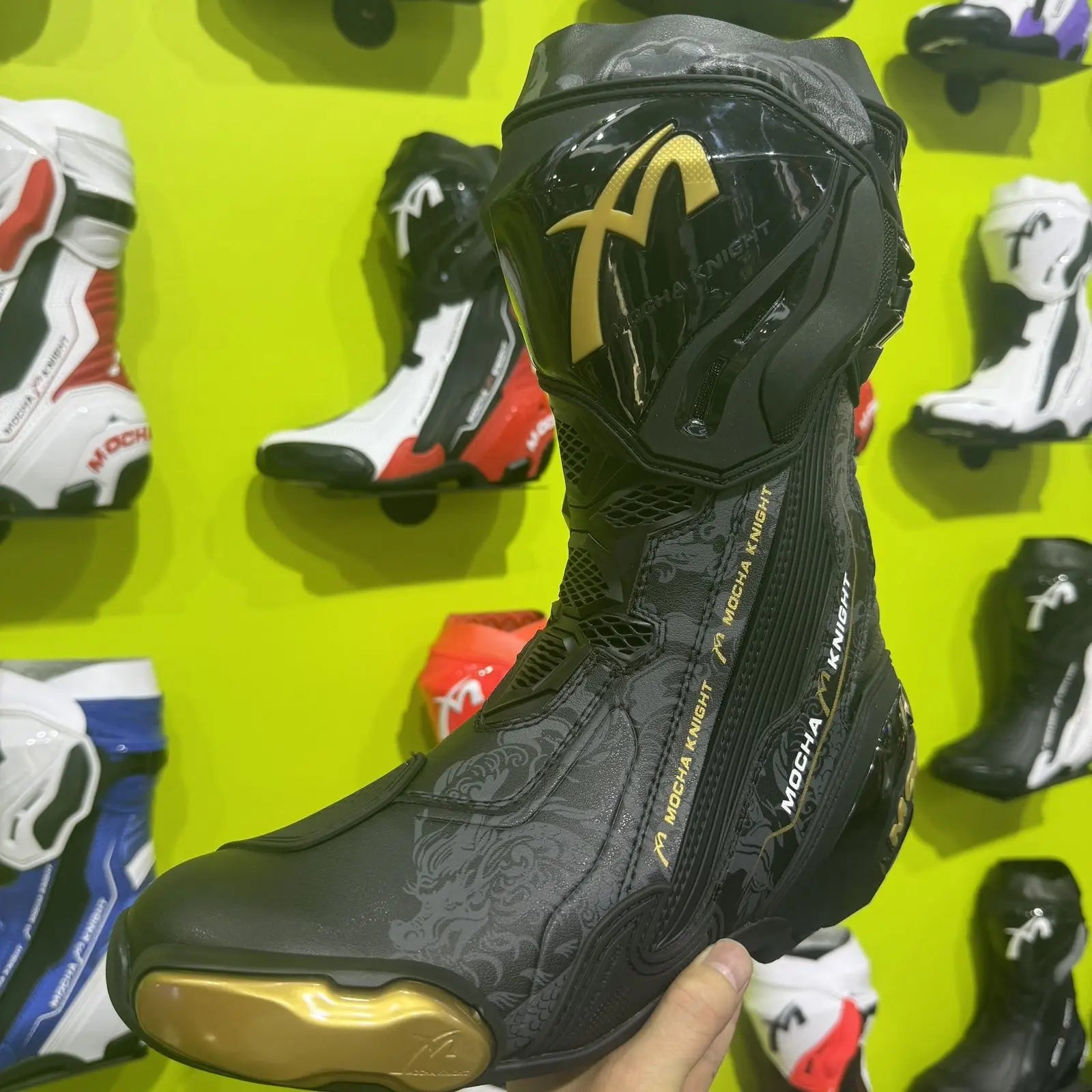 Double-Layer Waterproof Motorcycle Track Riding Boots CE