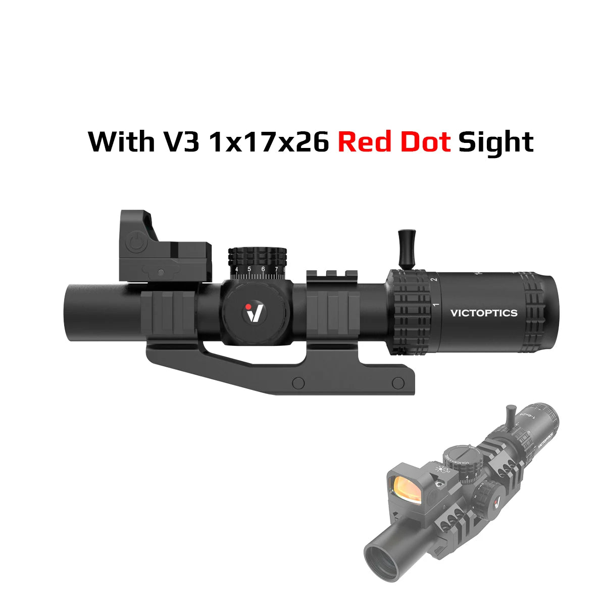 Rifle Scope Fiber Reticle Bright Dot