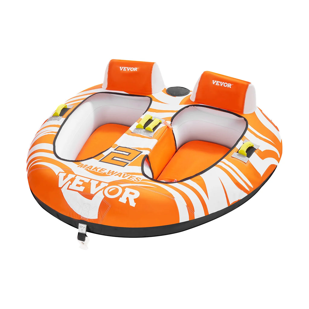 SucceBuy Towable Tubes for Boating 2Person Inflatable Boat Tubes