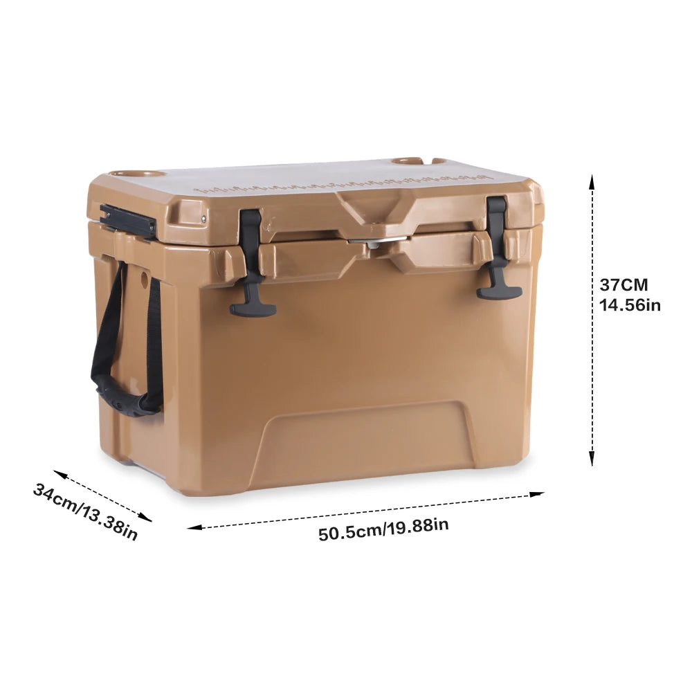 22L Insulated Cooler Rotomolded Portable