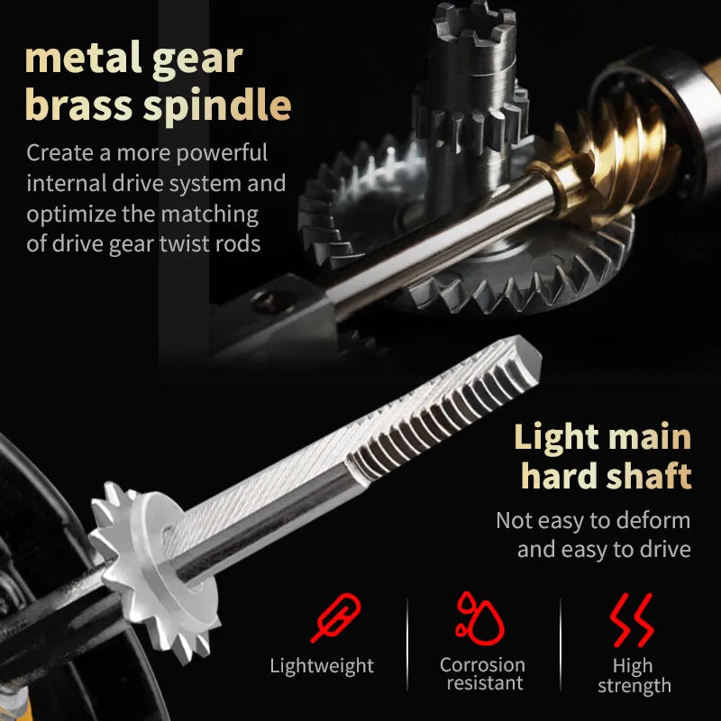 Rotating Fishing Reel Aluminum Alloy Body