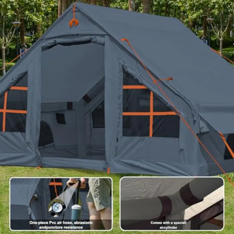 Inflatable Camping Tent with Awning