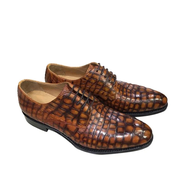 shenzhen dae new male  crocodile shoes business  Men dress s Single  corrosion resistant   men formal