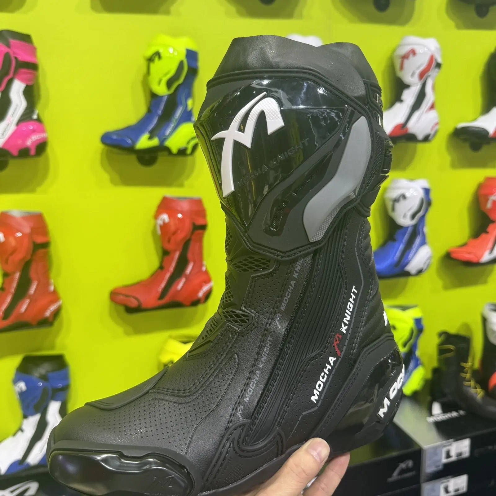 Double-Layer Waterproof Motorcycle Track Riding Boots CE