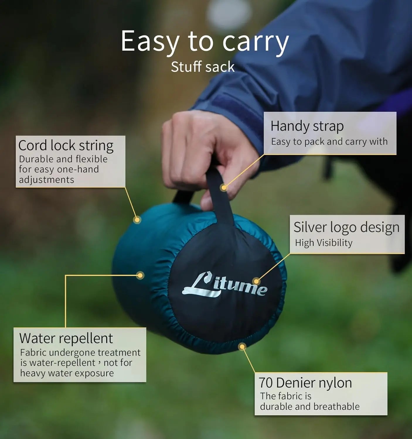 Thermolite Sleeping Bag Liner Adds 22°F Warmth