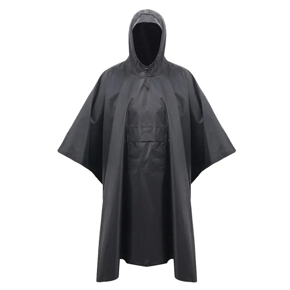 Outdoor Camping Raincoat Poncho Waterproof Long