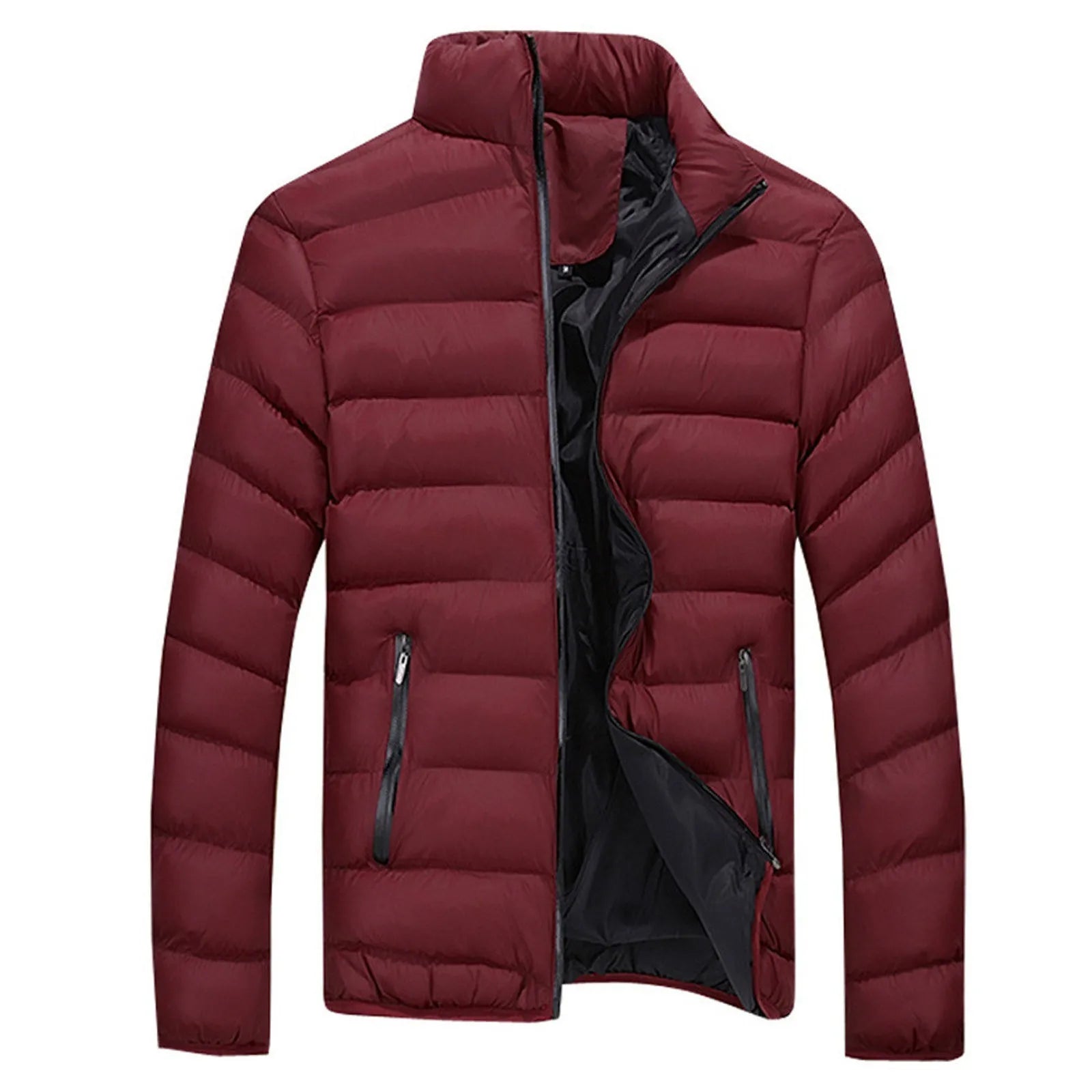 Men Winter Coats Warm Slim Fit Outerwear
