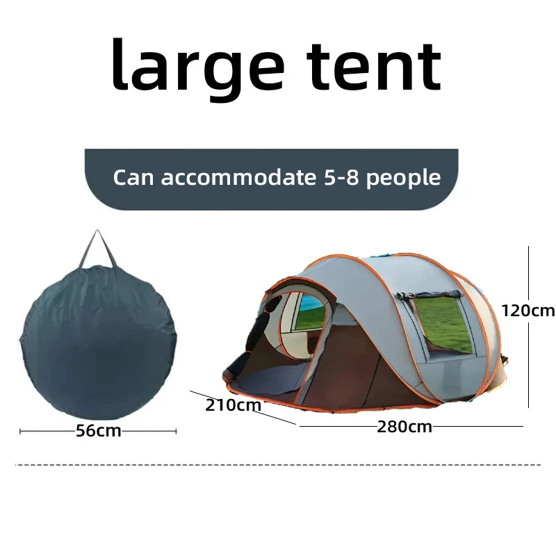 Quick Opening Hand Throw Tent