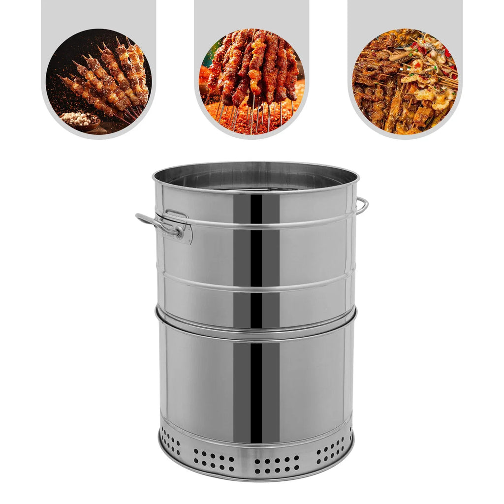 Stainless Steel Barbecue Grill Charcoal
