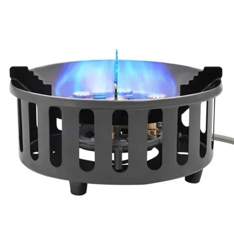 Portable Camping Stove with 3 Adapters 72000 BTU