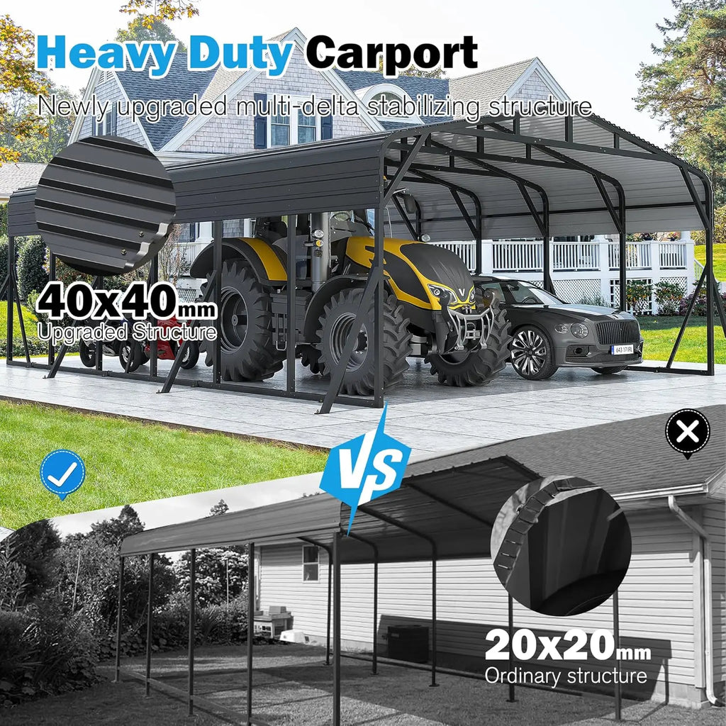 20x30 Carport Steel Frame