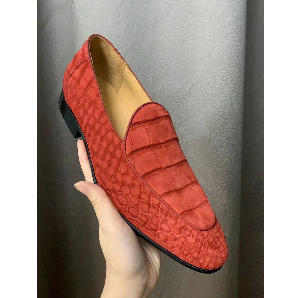 Mens Formal Crocodile Shoes
