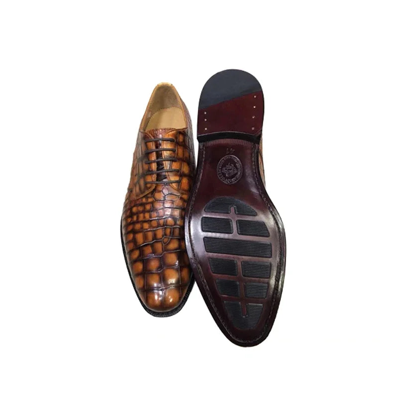 shenzhen dae new male  crocodile shoes business  Men dress s Single  corrosion resistant   men formal