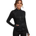 Women’s Slim Fit Lightweight Full Zip Up Yoga Workout Jacket