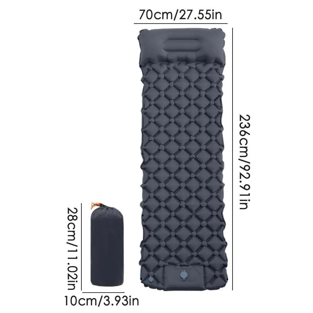 Self-Inflating Sleeping Tear-Resistant Mattress Pad