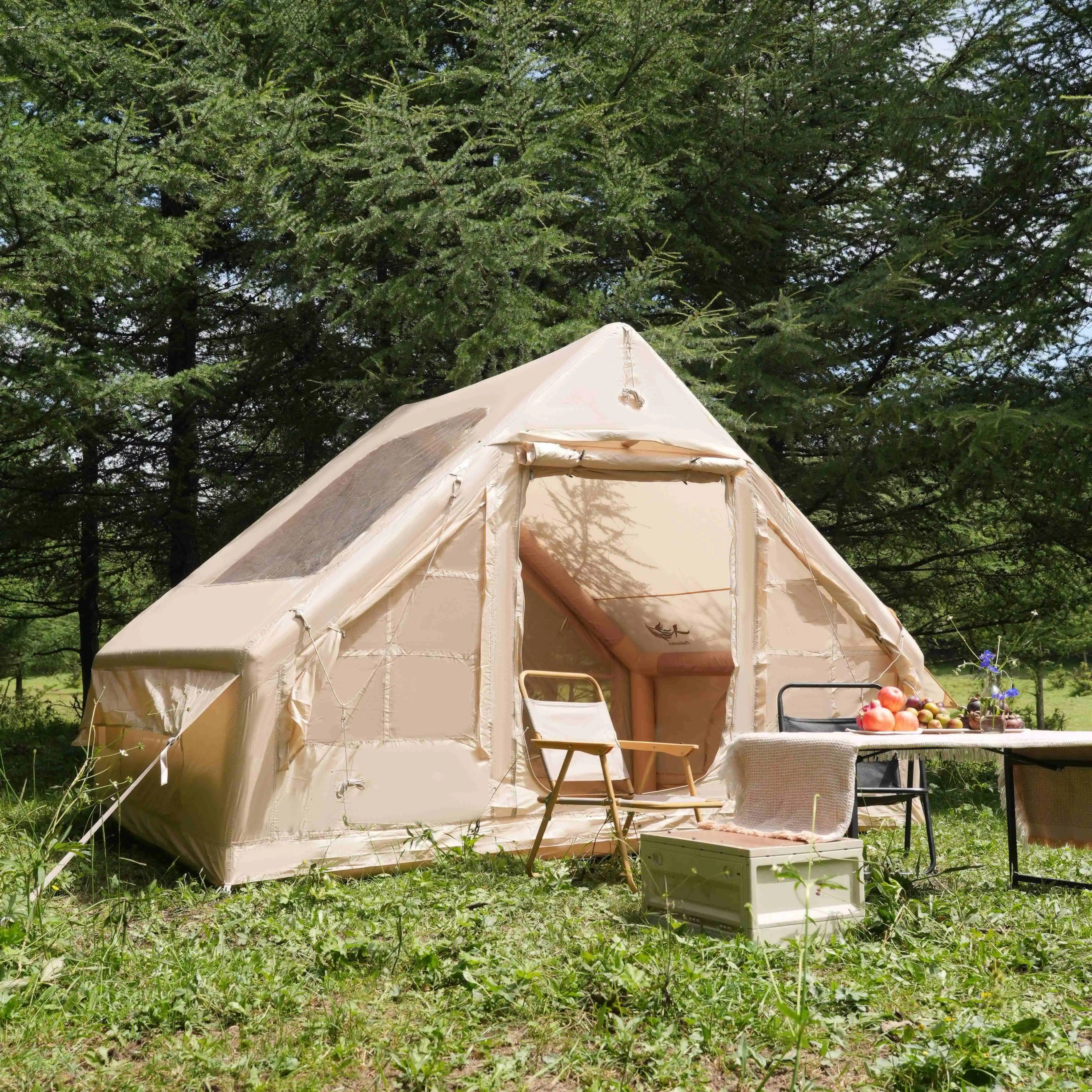 Inflatable Tent With Skylight Quick Setup
