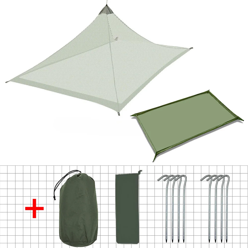 Camping Mosquito Net Pyramid Mesh Tent