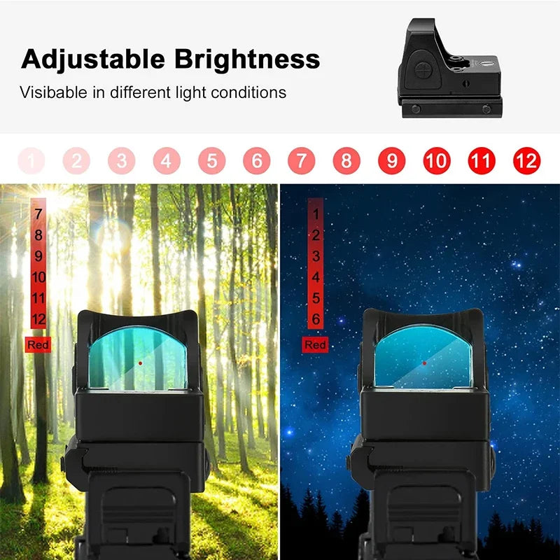 Mini Red Dot Sight Rifle Reflex Scope