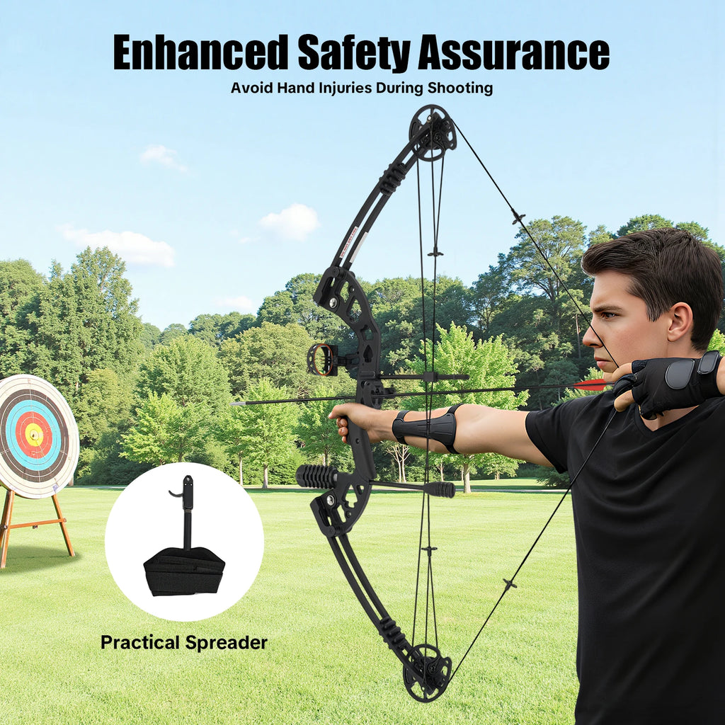 30-55 lbs Compound Bow Adjustable Draw Weight and Length
