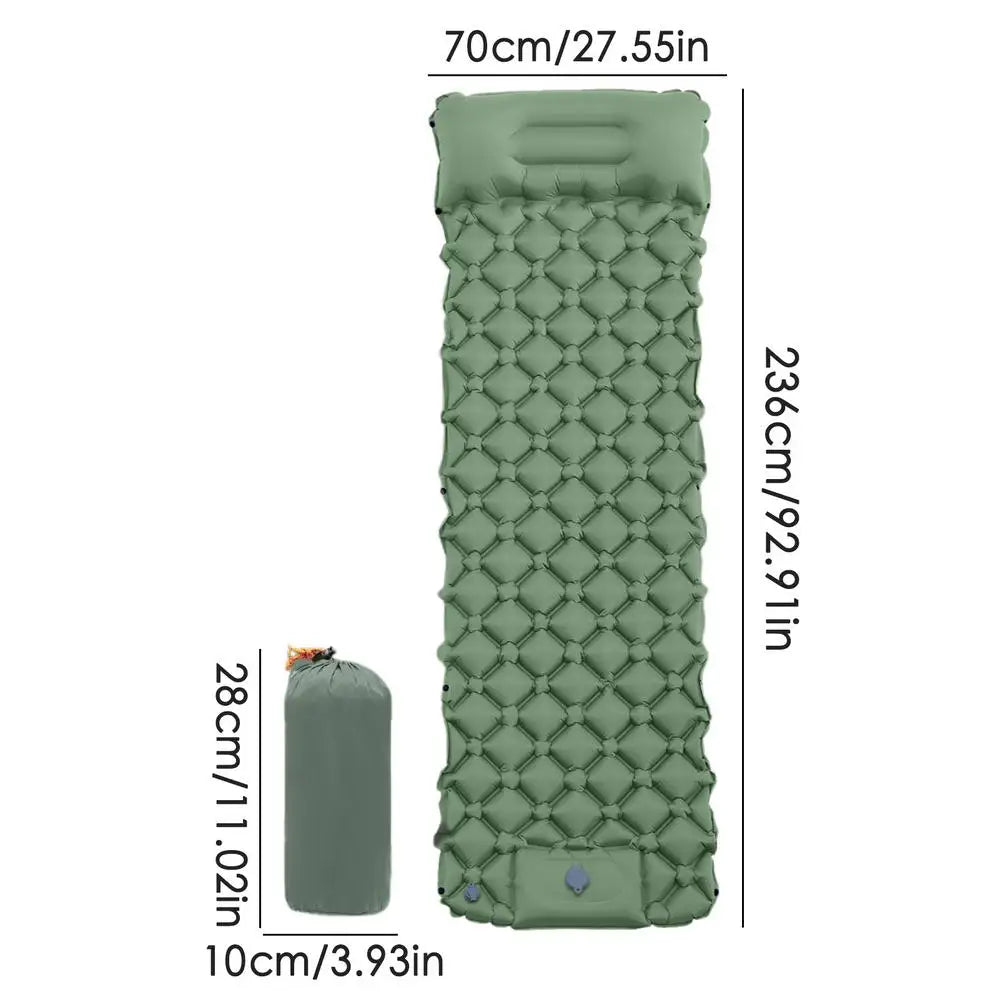Self-Inflating Sleeping Tear-Resistant Mattress Pad