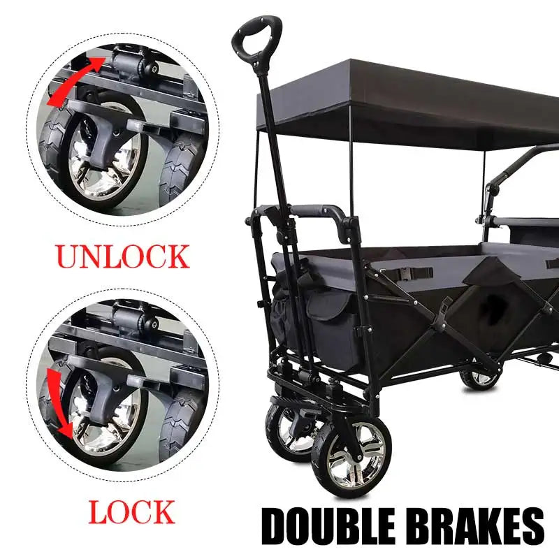 Outdoor Camping Vehicle Portable Cart