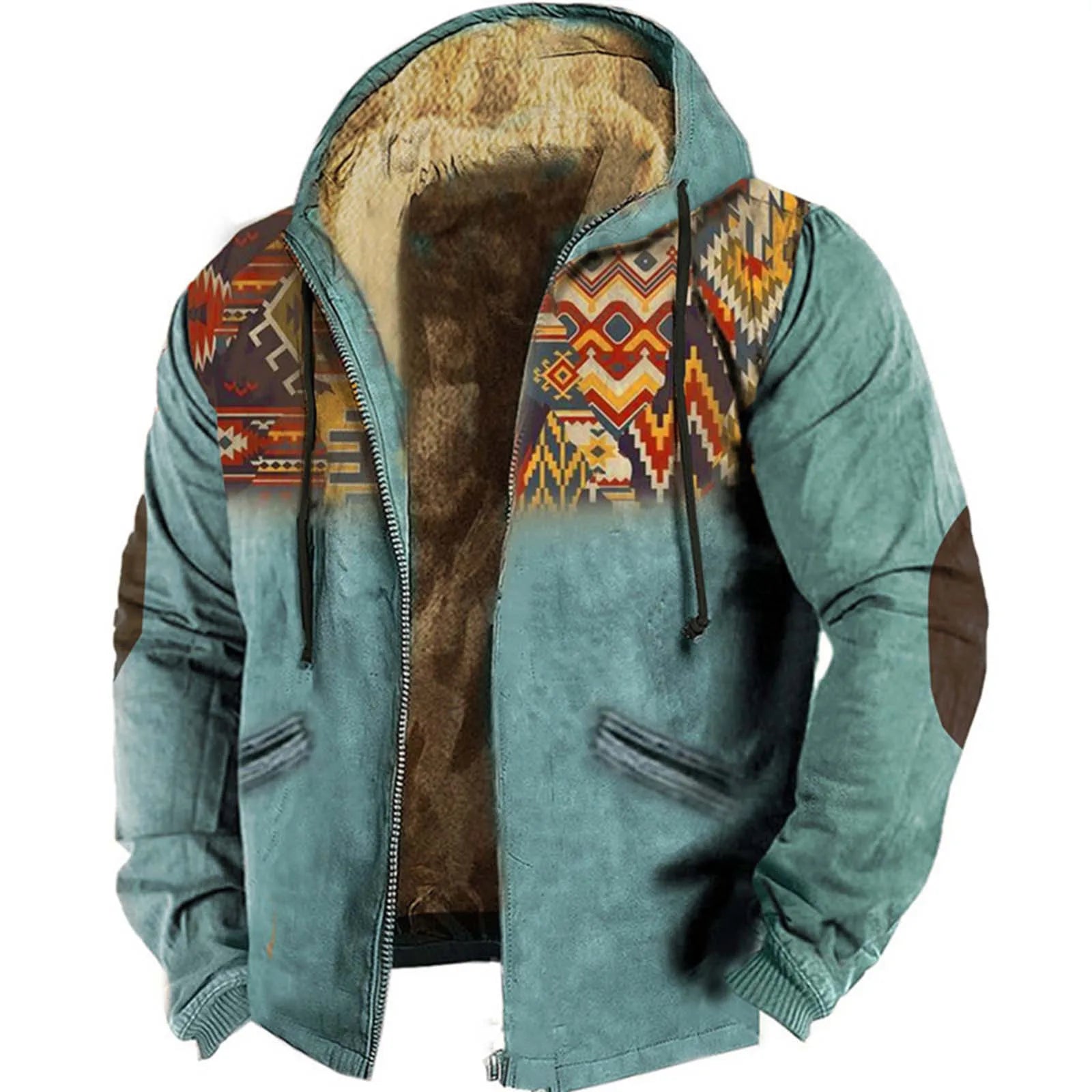 Winter Men's Vintage Lamb Wool Jacket