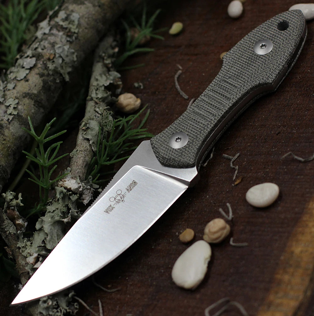 Fixed Blade Knife Satin Drop Point