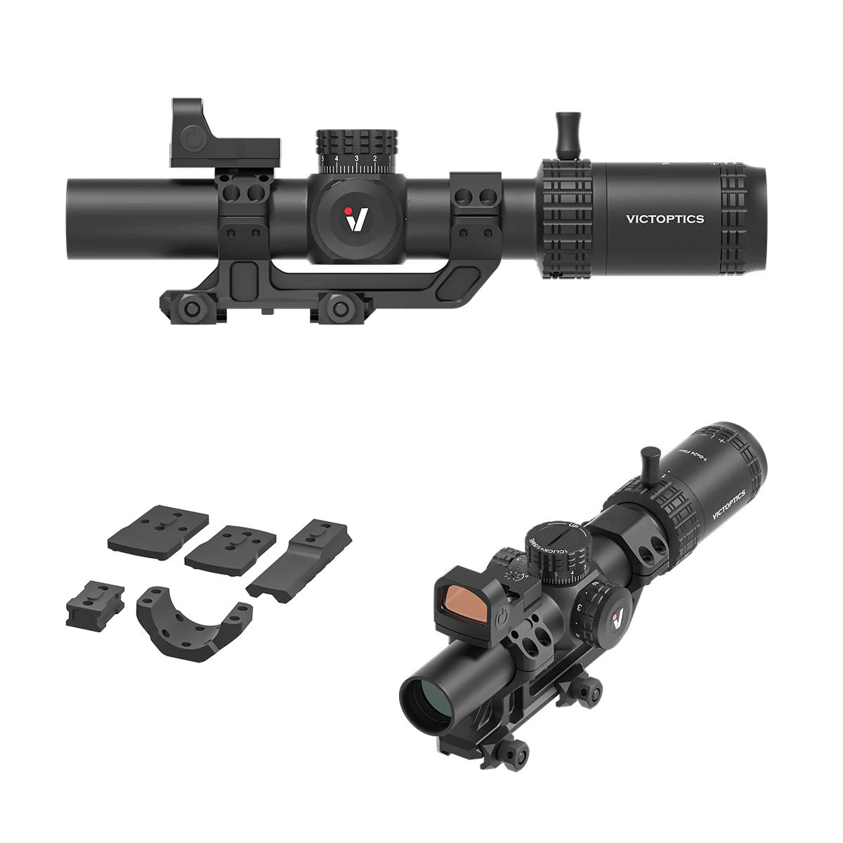 Rifle Scope Fiber Reticle Bright Dot