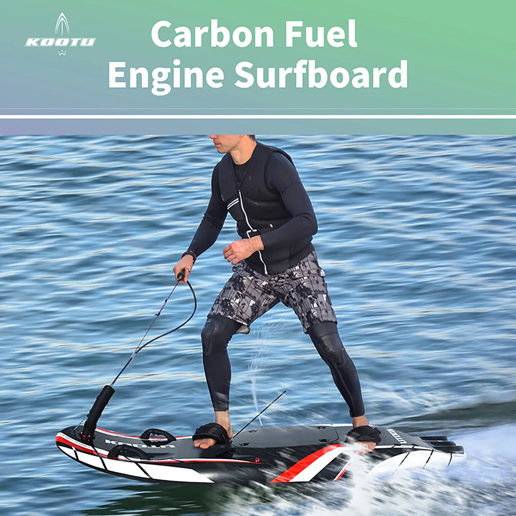 Surfboard Carbon Fiber Gas-Powered 109cc Engine