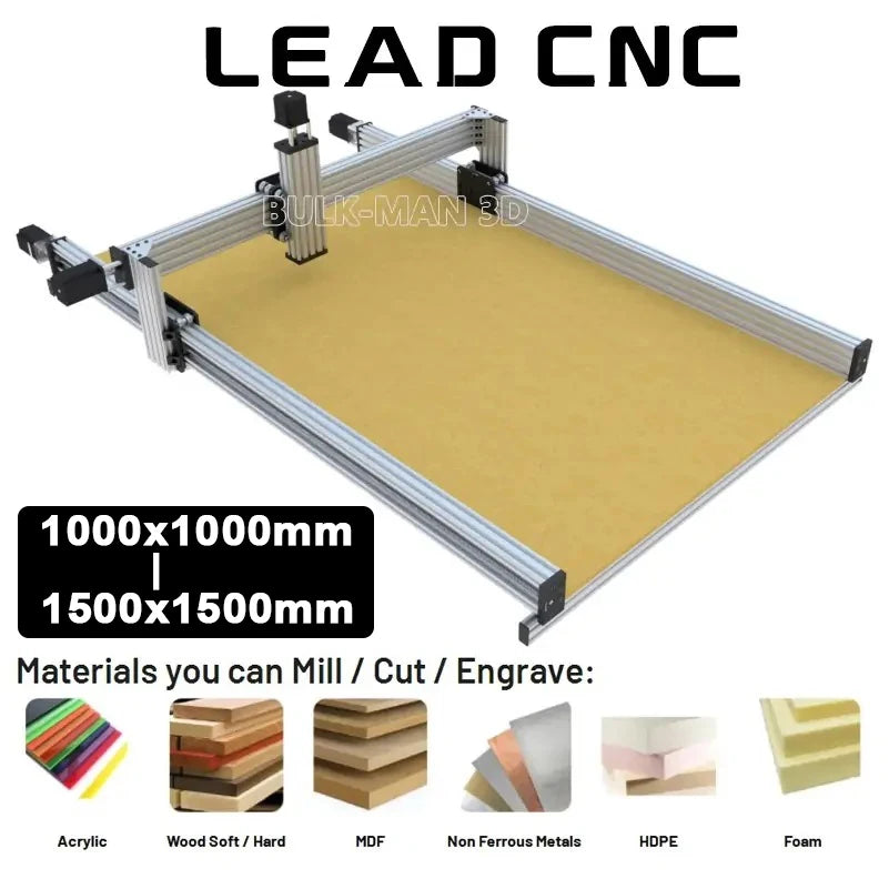 3D Lead CNC Machine Mechanical Kit 4 Axis