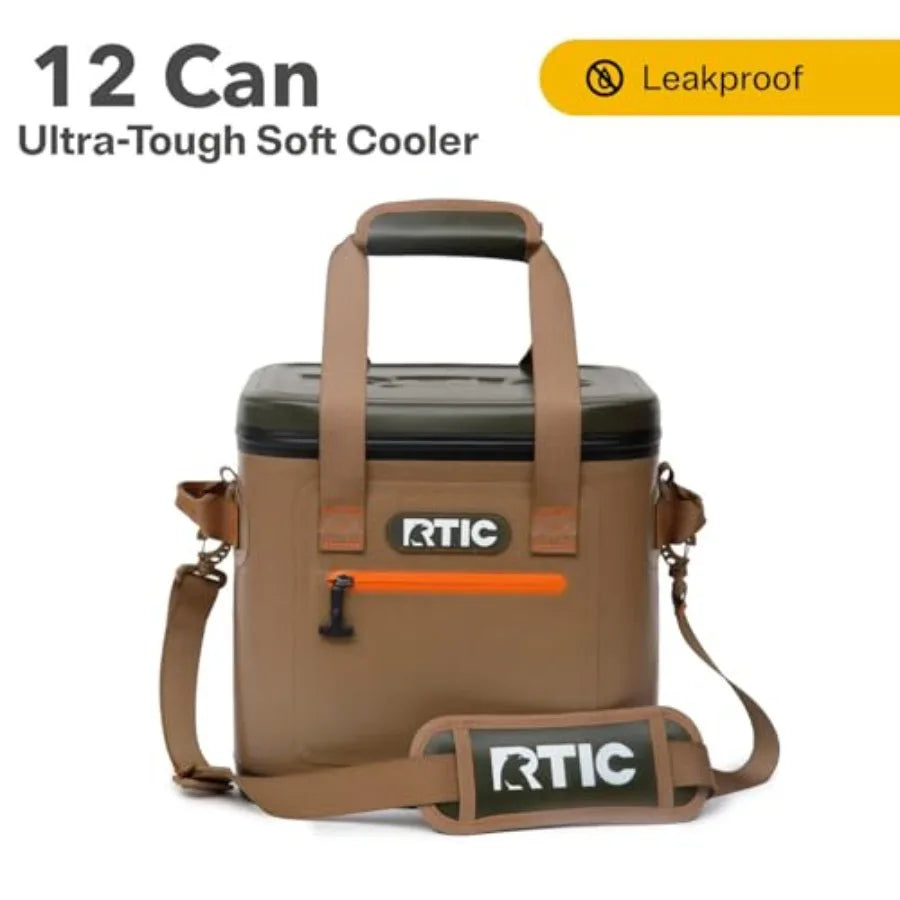 Soft Cooler 12 Can Insulated Bag Portable Ice Chest