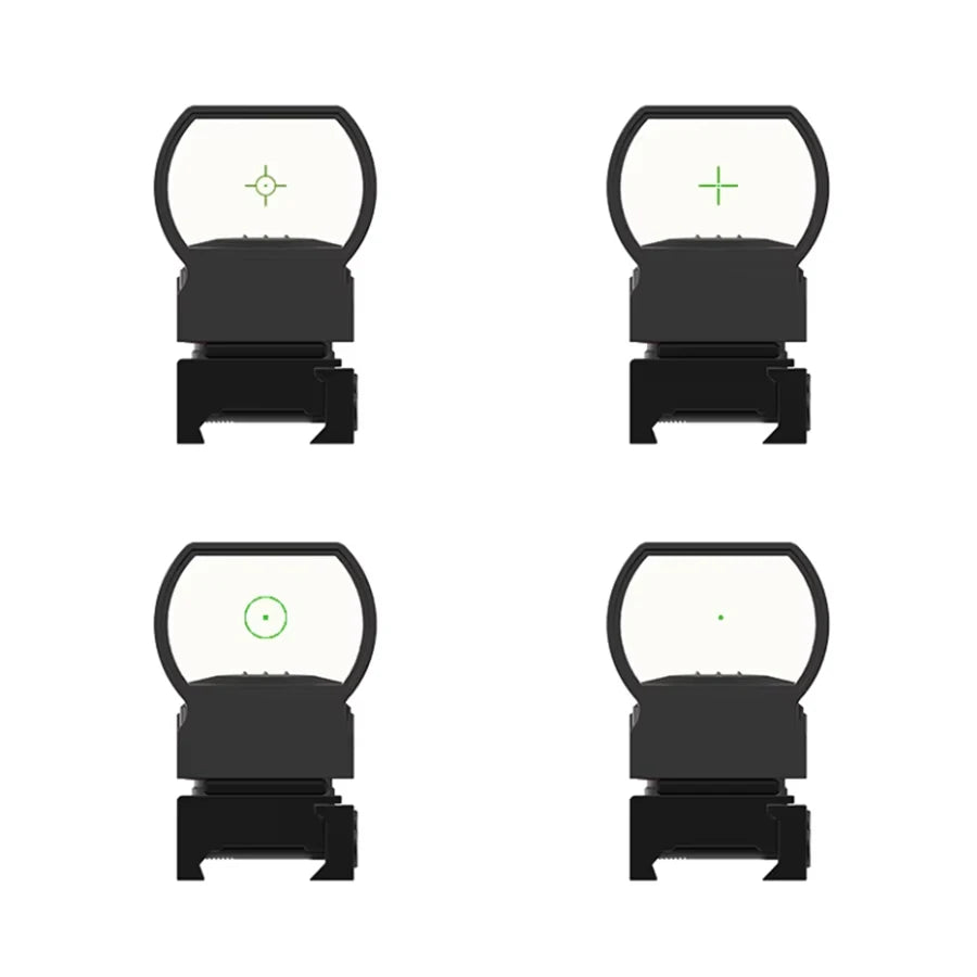 VictOptics 1x22x33 Red Dot Sight, Four Kinds of Reticles, Design for Real Fire Caliber and Ammunition,Tactical Style