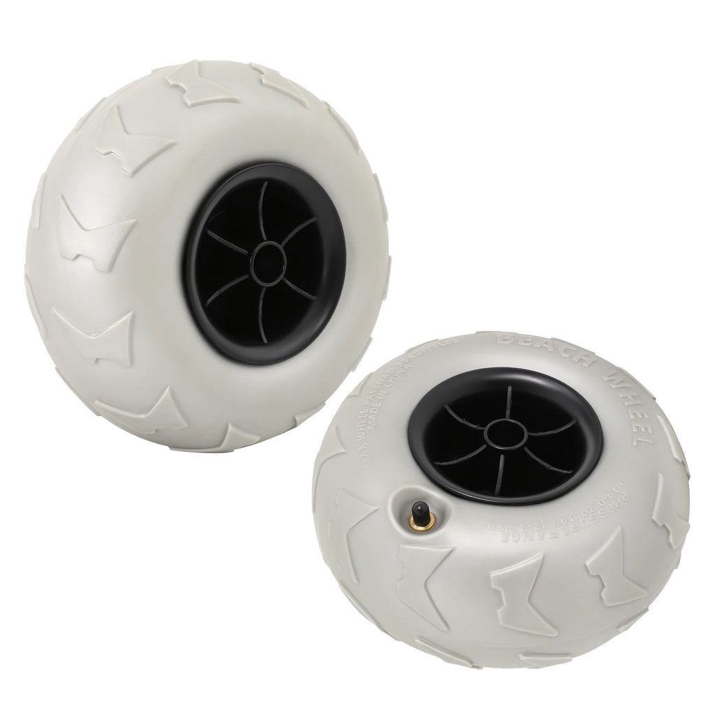 9 inch 2x Beach Cart Inflatable Wheels