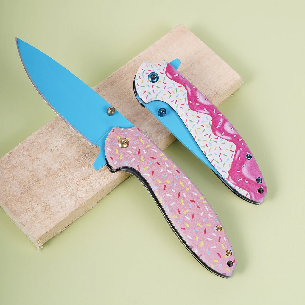 Stainless Steel Blue Blade Knife