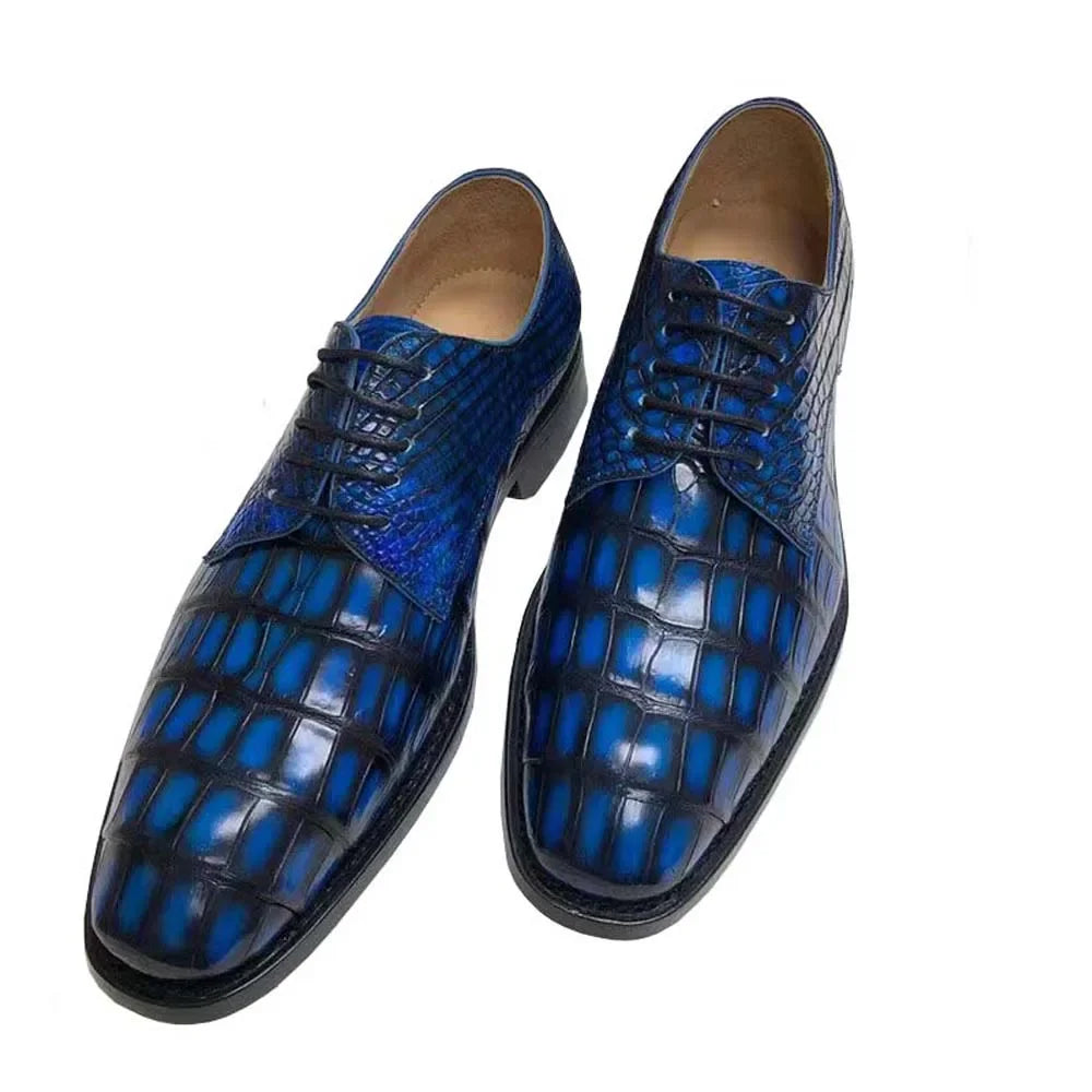 Male Crocodile Leather Shoes