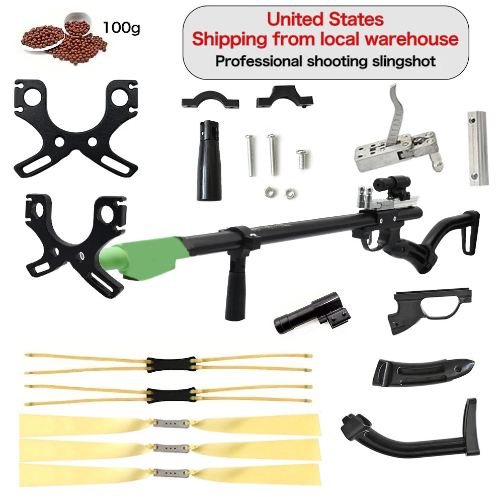 Outdoor Hunting Telescopic Slingshot Laser Sight