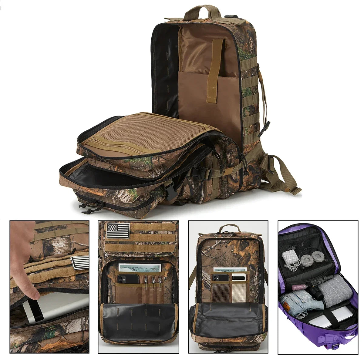 45L Outdoor Tactical Backpack