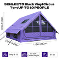 Purple Inflatable Tent with Hand Pump for Camping
