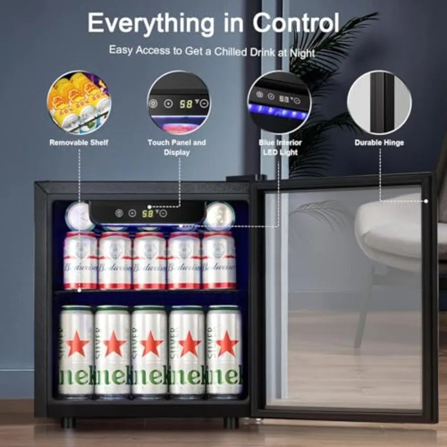 Mini Fridge Cooler 12 Bottle