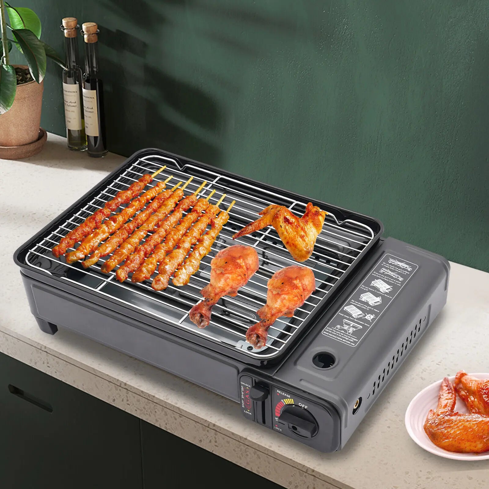Butane Grill Portable Camping Grill
