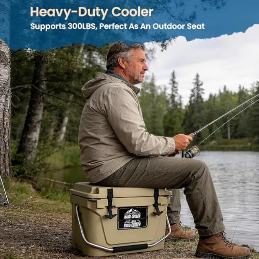 Portable Ice Retention Chest Rotomolded Cooler