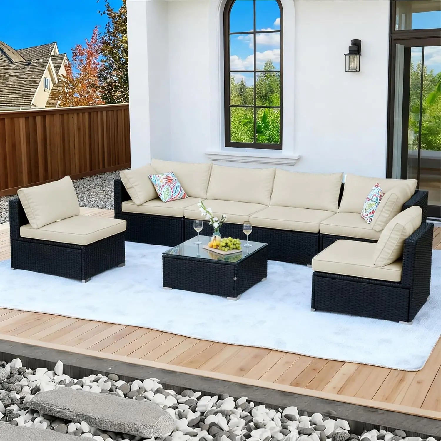 7 Pieces Patio Furniture Set